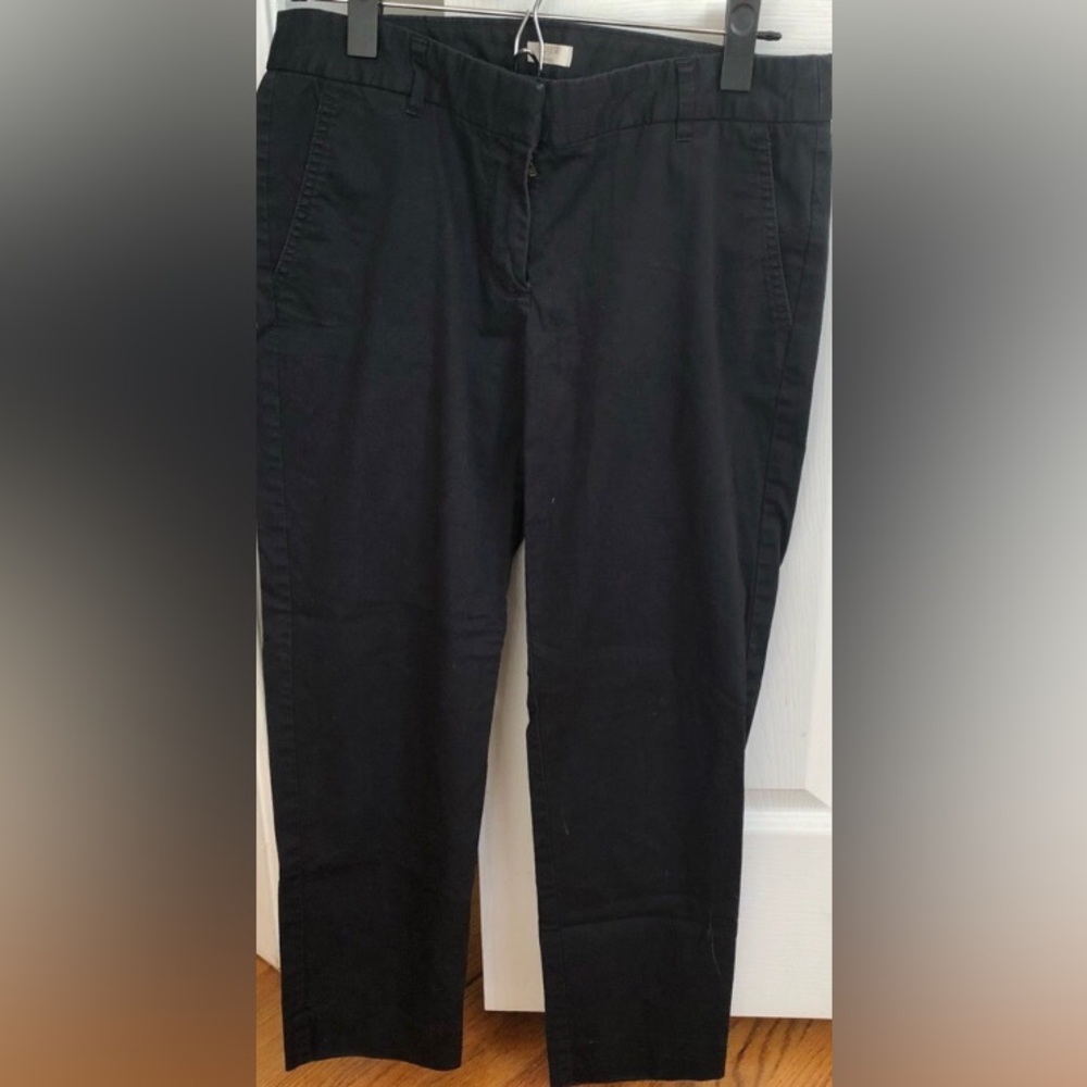 J. Crew Black Classic Stretch Capris